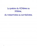 Poésie du XIXème au XXème siècle