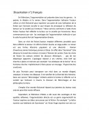 Dissertation français, argumentation (CNED)