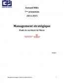 Management stratégique. Etude de cas Royal Air Maroc