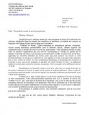 Lettre de motivation pour demande de contrat de professionalisation