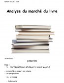 Analyse de marché du livre