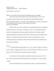 Métaphysique Des Tubes - Analyse - Fiche De Lecture - Victoria Oederlin