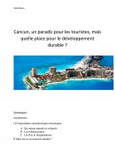 Dossier de géographie Cancun