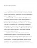 Le développement durable, dissertation.