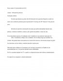Exemple de lettre de motivation de stage en espagnol.