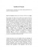 Synthèse sur les objets