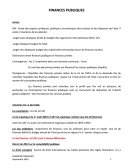COURS COMPLET DE FINANCE PUBLIQUE