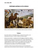 Anthologie poétique sur les animaux