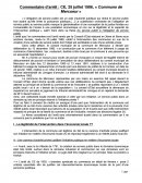 CE 25 juillet 1986 Commune de Mercœur