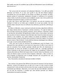 toute prise de conscience est elle liberatrice