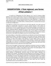 dissertation juridique sur letat unitaire et letat federal