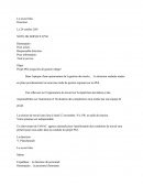 Note de service.