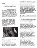 Artpicle de presse sur "La Métamorphose" de Kafka.