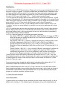Exposé sur la déclaration de principe de la S.F.I.O du 11 mai 1905.