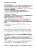 Cours de droit des obligations.