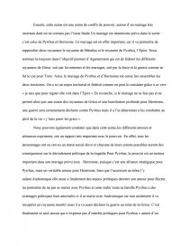 Commentaire Litteraire Andromaque Acte I Scene Iv Racine Commentaire De Texte Lucille Mf