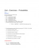 Exercices de probabilités.