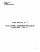 Compte-rendu chimie organique