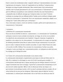 Analyse marketing sur la communication à l'internationale
