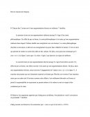 Argumentation (devoir maison de français)