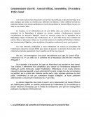 Commentaire d'arrêt : Conseil d'État, Assemblée, 19 octobre 1962, Canal de Gignac