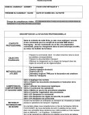 Fiche d'activité, organisation et mise en oeuvre des opérations de transport et des prestations logistique.