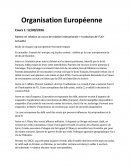 Organisation européenne