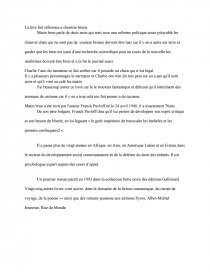 Matin Brun. - Fiche De Lecture - Ghostluc