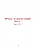 Droit de l'environnement