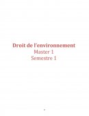 Droit de l'environnement