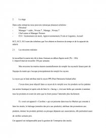 Rapport De Stage Carrefour Market
