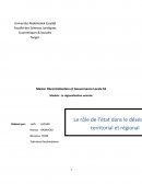 Le rôle de l’état dans le déséquilibre territorial et régional