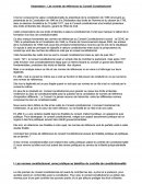 Droit constitutionnel: les normes de références du Conseil Constitutionnel