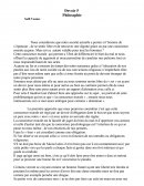 Dissertation sur la société