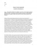 Dissertation de français sur la privation de liberté.