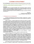 Introduction à l'économie du développement