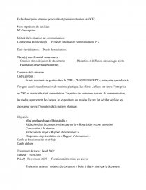 corrige cas plasticoncept
