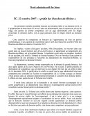 TC, 22 octobre 2007 ; « préfet des Bouches-du-Rhône ».