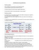 Réaction de saponification