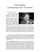 Le Hussard sur le toit, Jean Giono