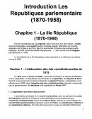 Constitution: l'élaboration des lois constitutionnelles de 1875