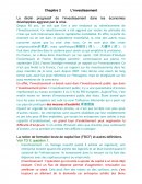Le déclin progressif de l'investissement dans le économies développées aggravé par la crise