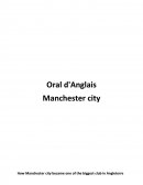 Oral d'anglais sur manchester city
