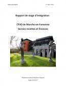 Finances-Recette du CPAS