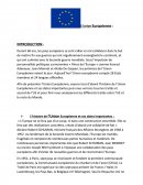 L'histoire de l'Union Européenne