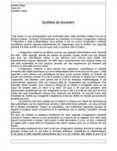 Synthèse de document sur l'extraordinaire culture générale