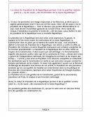 Le statut du Président de la République permet-il de le qualifier comme étant la « clé de voûte » des institutions de la Vème République ?