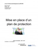 Mise en place d'un plan de protection