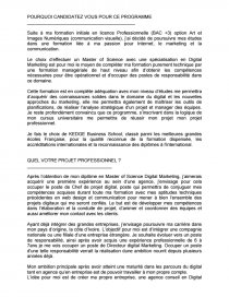 Motivation Kedge Business School Lettre Type Beenault