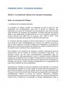 Devoir n°2 éco-droit M2, la création de richesse et la croissance économique (la croissance de l'Afrique)